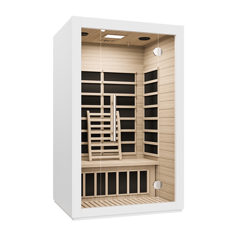 Sauna infrarouge 2p vue de coté