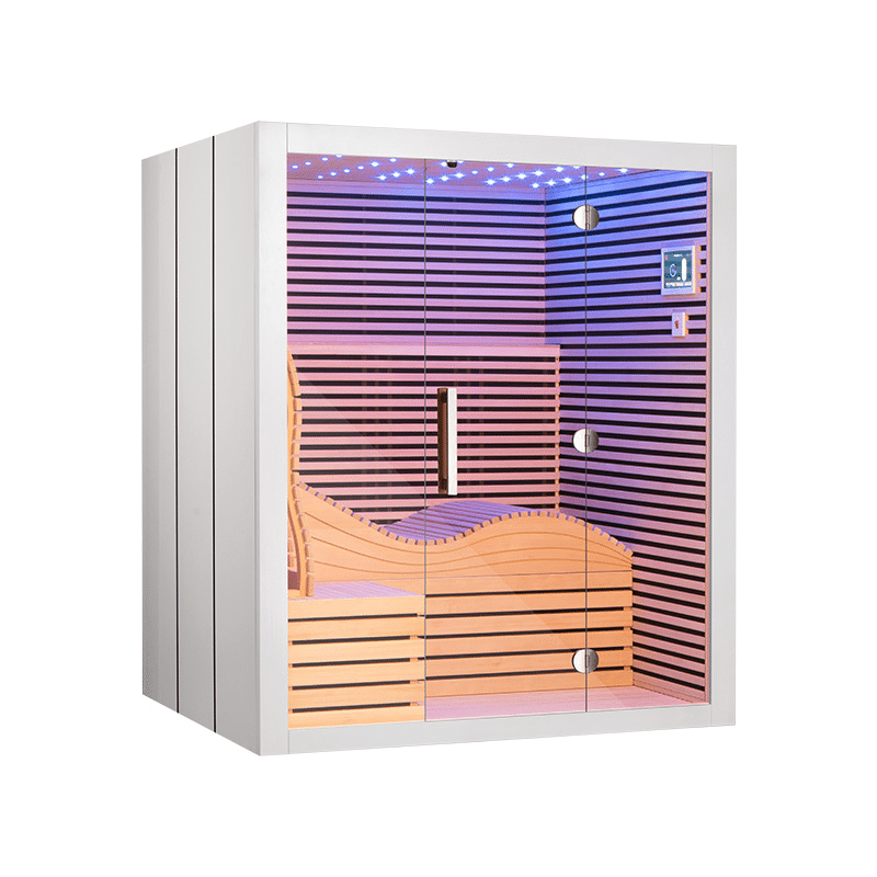Sauna infrarouge 3p pro vue de coté (1)